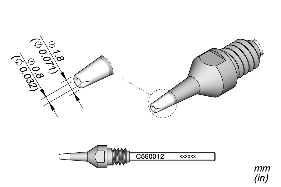 C560012 - Pad Cleaning Tip Ø 0.8